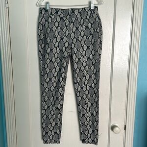 Michael Kors Rattlesnake Print Jean Leggings